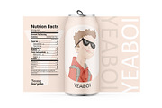 Aluminum Can With Matte Label, a Templates & Theme by VadimPetrov (Thumbnail 1 of 4)