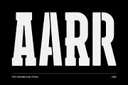 Bokarms | Slab & Stencil, a Slab Serif Font by ESEM (Thumbnail 1 of 11)