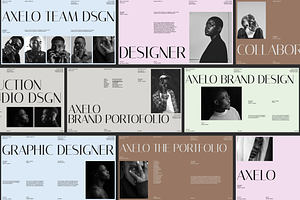 AXELO - Brand Portfolio Keynote, a Presentation Template by Creatorism