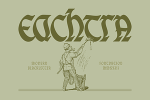 Eachtra Modern Blackletter Font