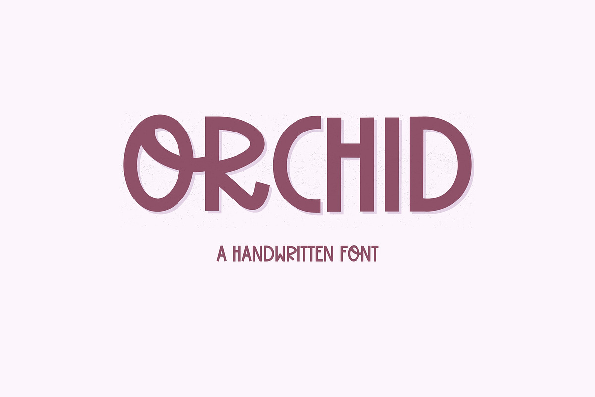 Orchid - Bold handwritten font, a Handwritten Font by Sk designs (Photo 1 of 8)