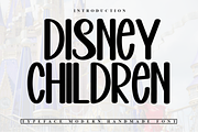 Disney Children, a Handwritten Font by InermediaSTUDIO (Thumbnail 1 of 6)