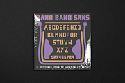 BANG BANG SANS - A Bold Display Font, a Sans Serif Font by Salty Sweet Creative (Thumbnail 3 of 4)