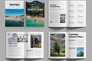 Modern Travel Portfolio Magazine, a Magazine Template by MightyDesign (Thumbnail 2 of 6)