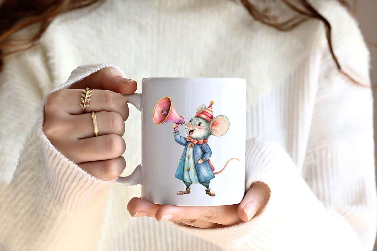 Vintage Circus Party Animals Clipart, an Illustration by CreationArt (Photo 6 of 9)