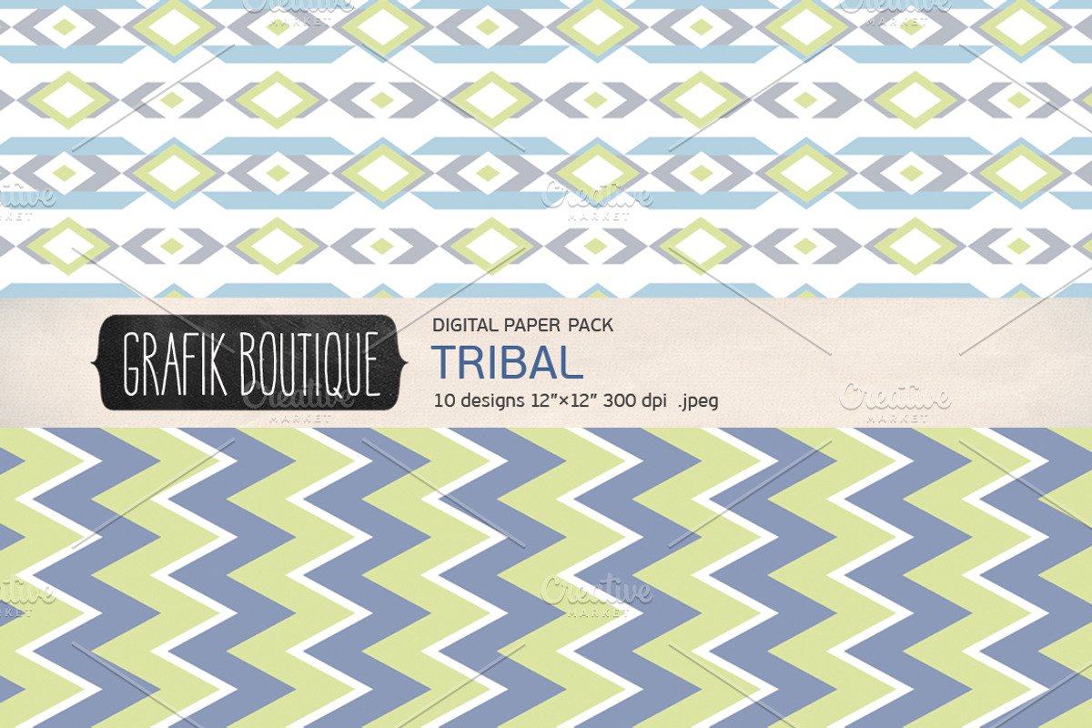 Tribal aztec pattern mint preview 2