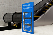 Architectural Wayfinding Sign Mockup, an Advertising Mockup by herutage (Thumbnail 2 of 4)