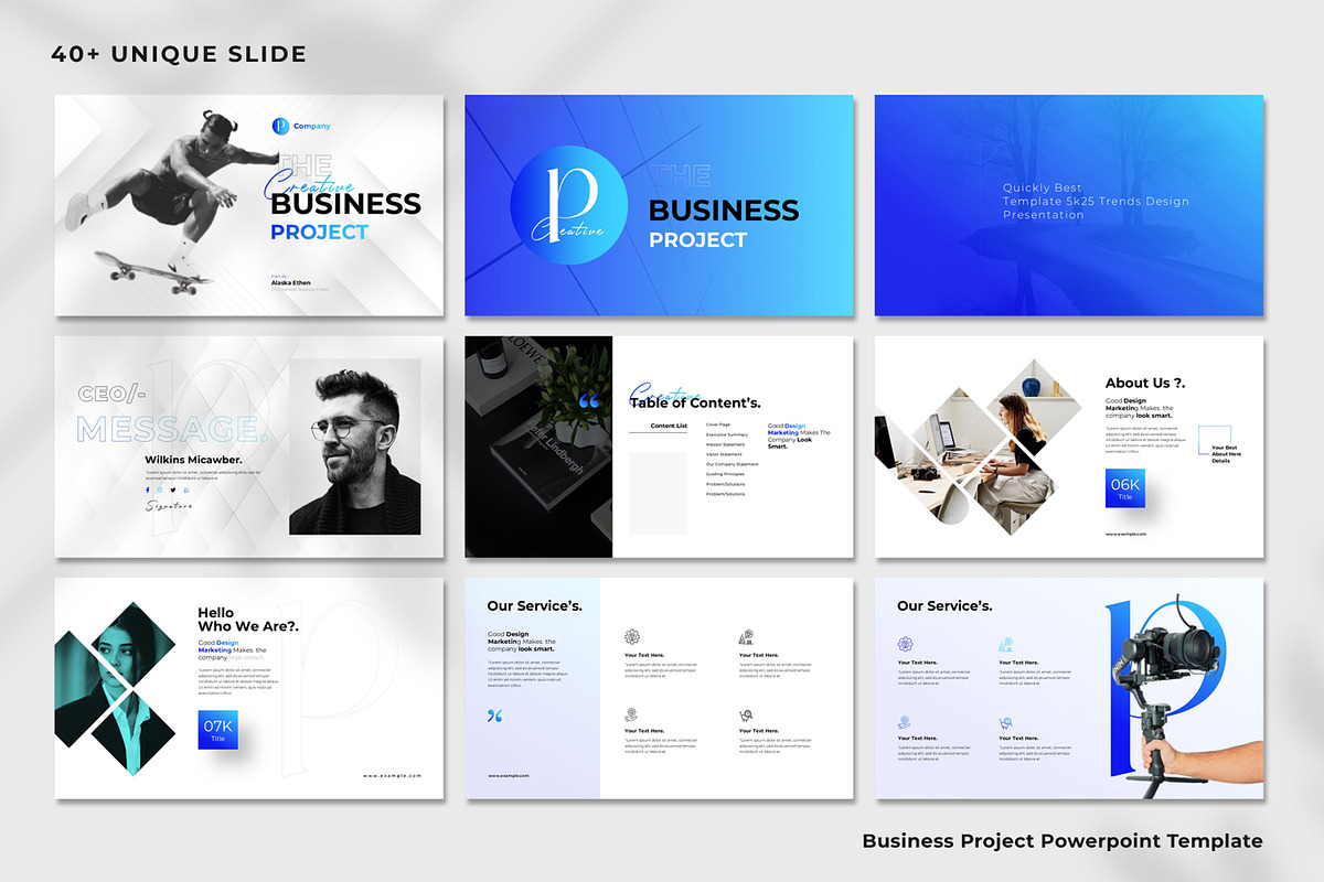 Business Project Presentation, a Presentation Template by Typetheme (Photo 4 of 9)