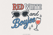 Red White and Baujee PNG, Fourth of, an Illustration by SharpMarketplace (Thumbnail 1 of 9)