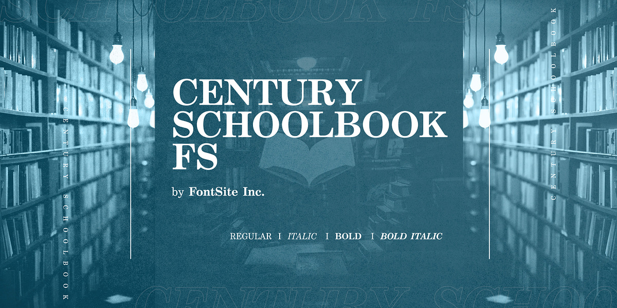 Century Schoolbook FS, a Serif Font by FontSite Inc. (Photo 1 of 2)