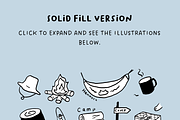 Travel, Vacation & Camp Illustration, a Seasonal Illustration by The Journey Atelier (Thumbnail 4 of 5)