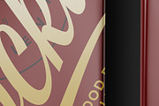 Chocolate Bar Mockup Top & Back Side, a Packaging Mockup by Reformer Mockup (Thumbnail 2 of 6)