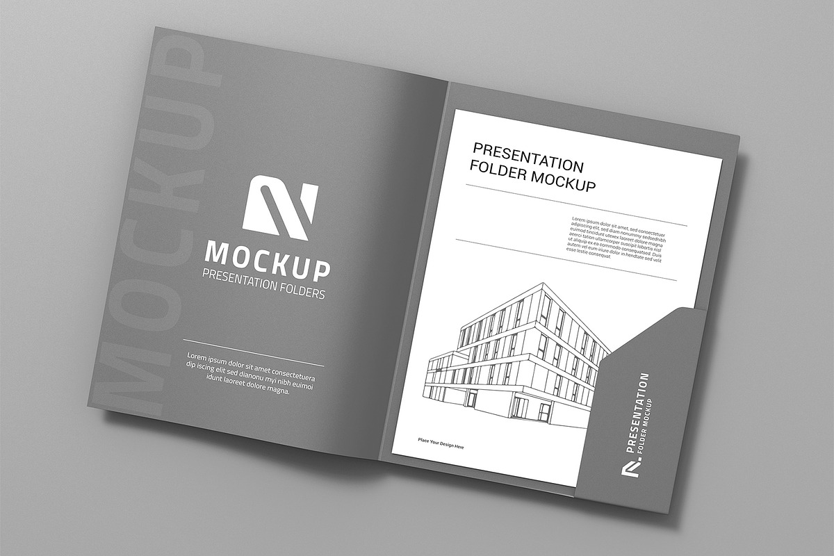Presentation Folder PSD Mockup, a Product Mockup by graphypix (Photo 4 of 4)