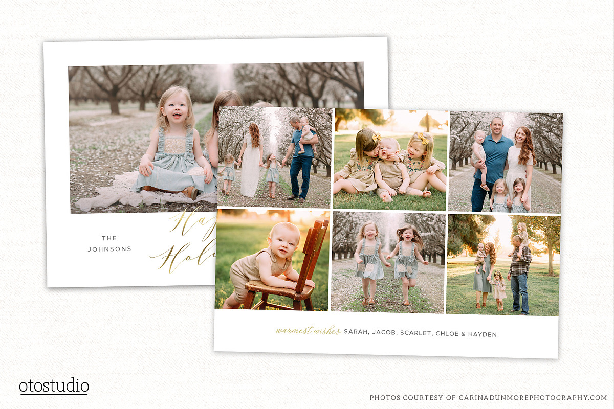 Christmas Card Template CC284, a Card Template by OtoStudio (Photo 2 of 2)