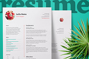 Resume/CV and Cover Letter, a Resume Template by Milktoast (Thumbnail 4 of 4)