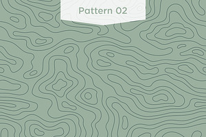 Topographic Map Patterns - Tileable