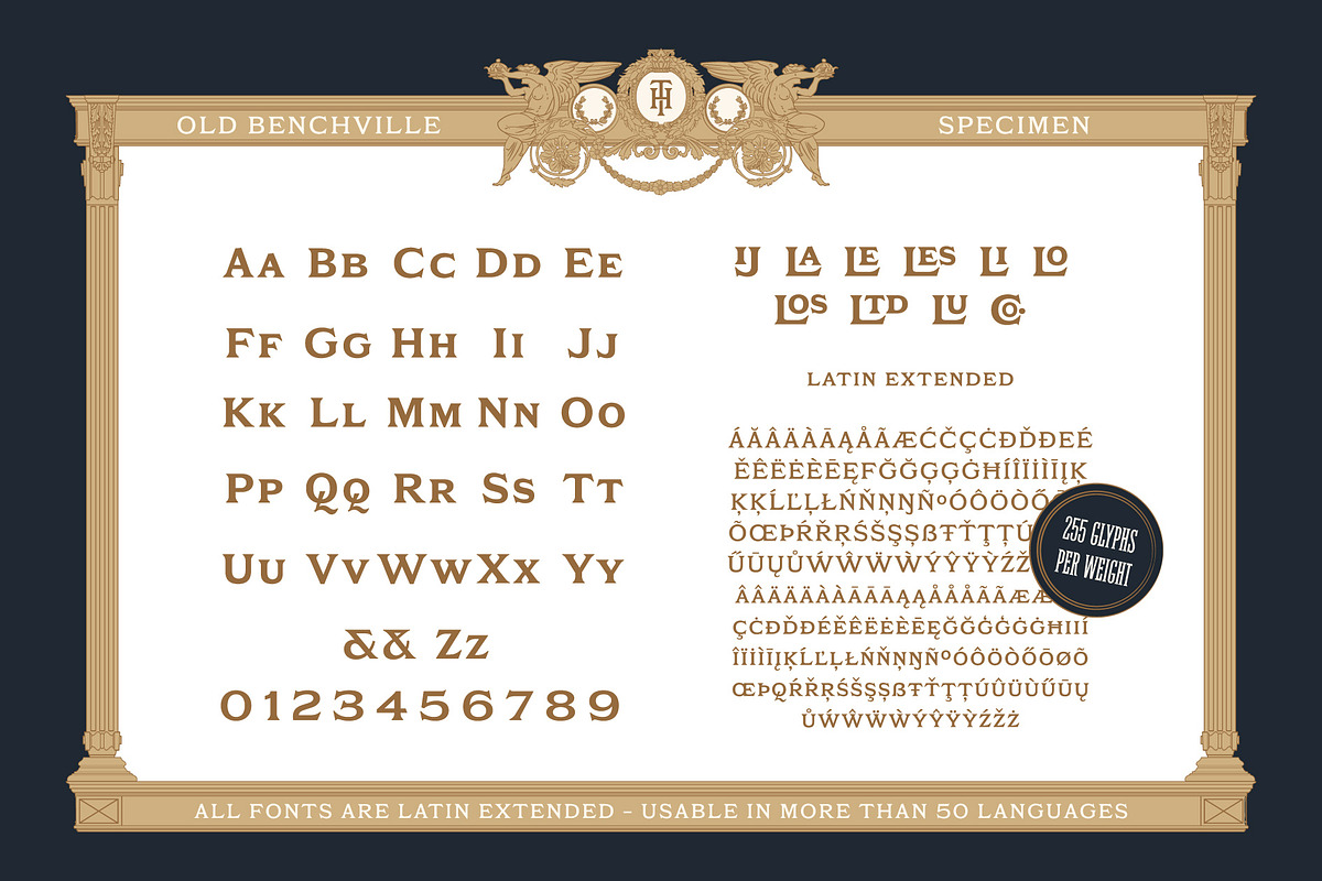Hermitage Fonts and Illustrations, a Font by Heritage Type Co. (Photo 7 of 15)