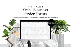 Small Business Order Forms Bundle, a Marketing Template by The Blog Creative