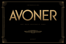 Avoner - Art Deco Fonts