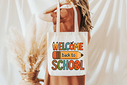 Welcome Back to School Png, an Illustration by Craft Nest (Thumbnail 3 of 6)