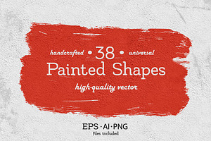 38 Universal Painted Shapes