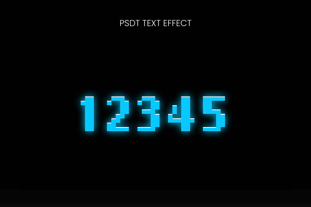 Tech Block Text Effect preview 2
