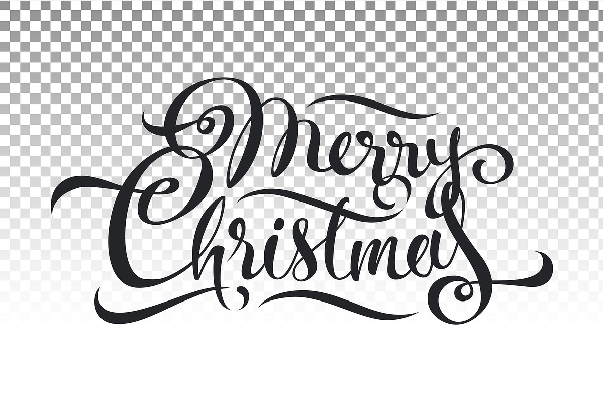 Merry Christmas Calligraphy, a Decorative Illustration by Margo Miller (Photo 18 of 24)