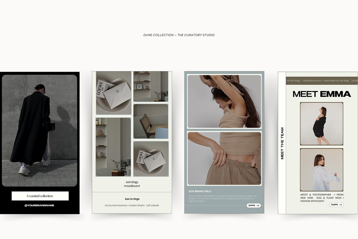 DUNE | Canva Instagram Stories, a Social Media Template by The Curatory Studio (Photo 2 of 6)