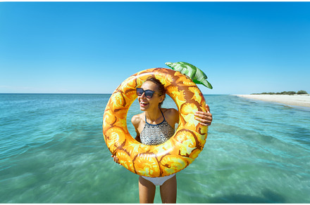 Funny smiling girl in swimwear, a Person Photo by vitaliymateha photography