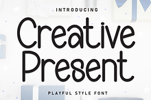 Creative Present | Script Font