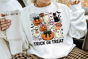 Spooky Cute Halloween Ghost Art, a Seasonal Illustration by Creative Art (Thumbnail 3 of 3)