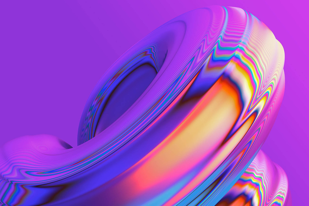 Infinity: 3D Chromatic Shapes, an Object Graphic by RuleByArt (Photo 5 of 24)