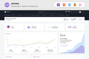 InfiniO - Bootstrap4 Admin Template