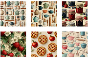 Cottagecore Baking Digital Paper, a Pattern Graphic by CreationArt (Thumbnail 4 of 4)
