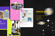 Neon Sales Instagram Template | PSD, a Social Media Template by Azruca (Thumbnail 4 of 6)
