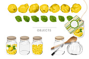 Quince Patterns & Graphic Objects., a Pattern Graphic by IrinaCzaran (Thumbnail 4 of 6)