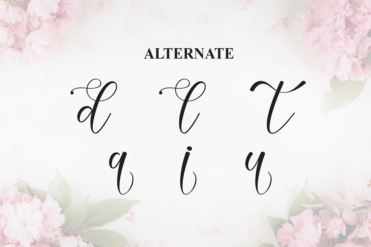 Calistha | Script Font, a Handwritten Font by Scratchones (Photo 8 of 9)