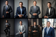 40 AI Business Man Photo Prompts, a Business Photo by Selenique Studio (Thumbnail 9 of 13)