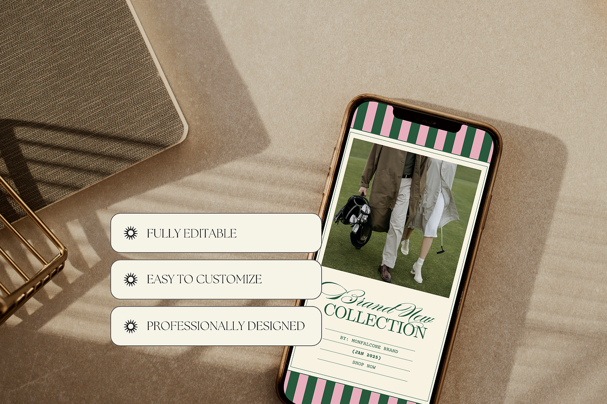 Modern Instagram Stories Posts Canva preview 6