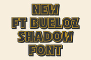 Ft Bueloz | Shadow Font, a Sans Serif Font by Fateh.Lab (Thumbnail 2 of 12)