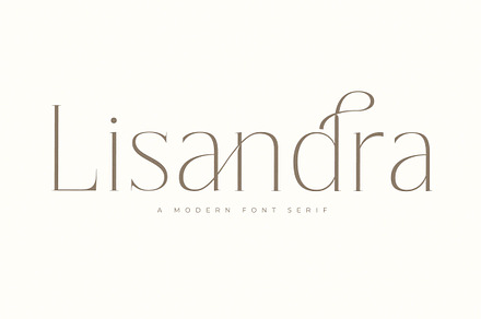 Lisandra A Modern Font Serif, a Serif Font by Storytype Studio