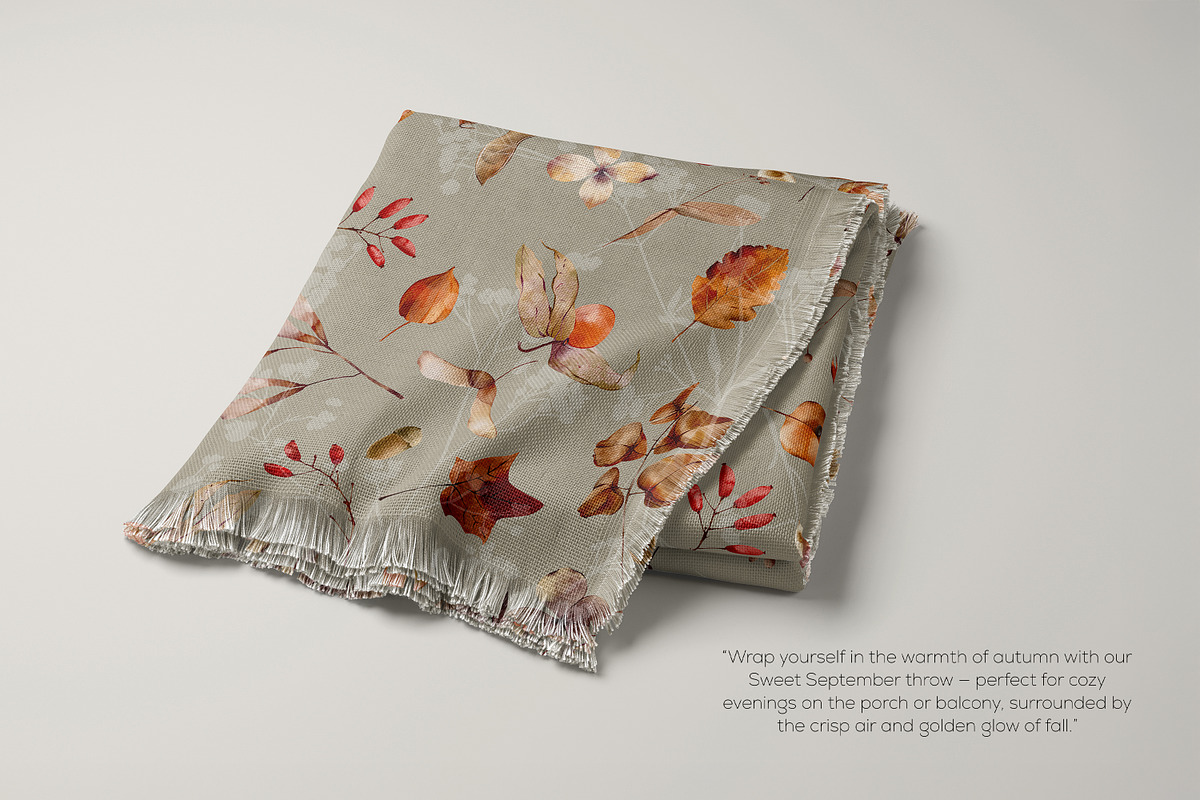 Watercolor Autumn Seamless Pattern, a Graphic by PROTEA Watercolor Studio (Photo 8 of 9)