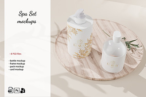 Spa Set Mockup