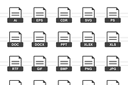 148 Files & Folders Glyph Icons, an Outline Icon by IconBunny (Thumbnail 2 of 6)