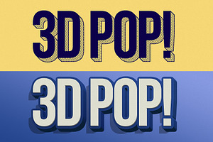 3D POP! Photoshop Effects Vol. 2