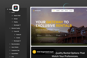 Manggonz - Real Estate Landing Page