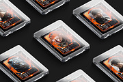 Trading Card Mockups, a Merchandise Mockup by rebrandy (Thumbnail 4 of 12)