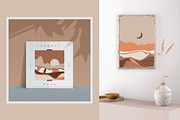 Boho Abstract Landscapes, a Decorative Illustration by Pretty Meerkat (Thumbnail 3 of 8)
