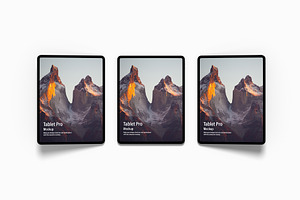 Tablet Pro Screen Mockup