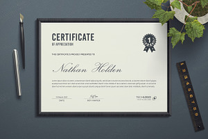 Clean Certificate Word